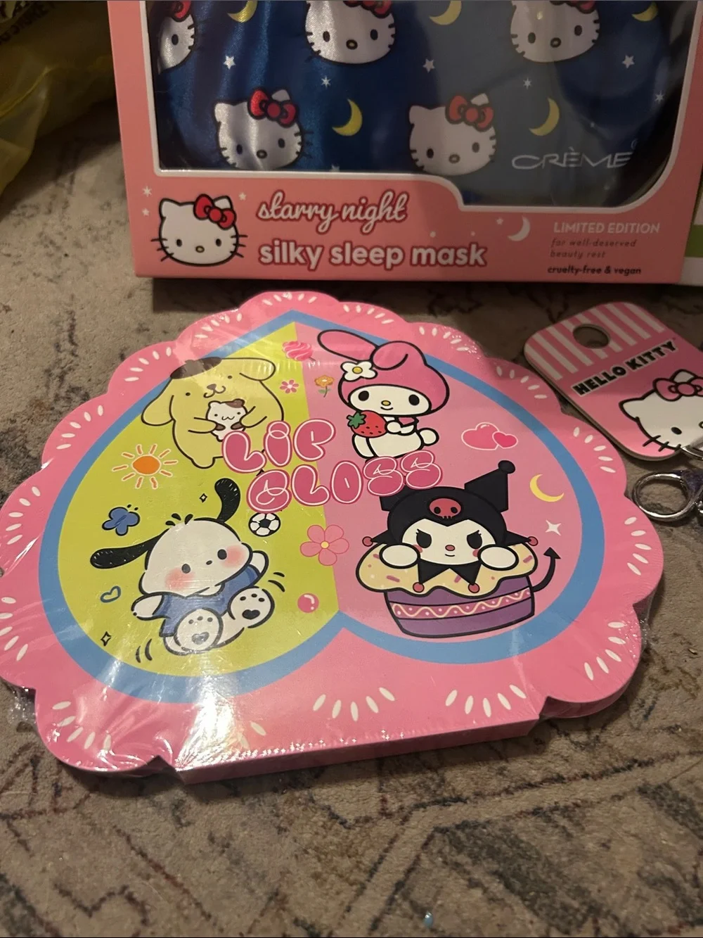 Hello Kitty Blue Silky Sleep Mask by The Crème Shop